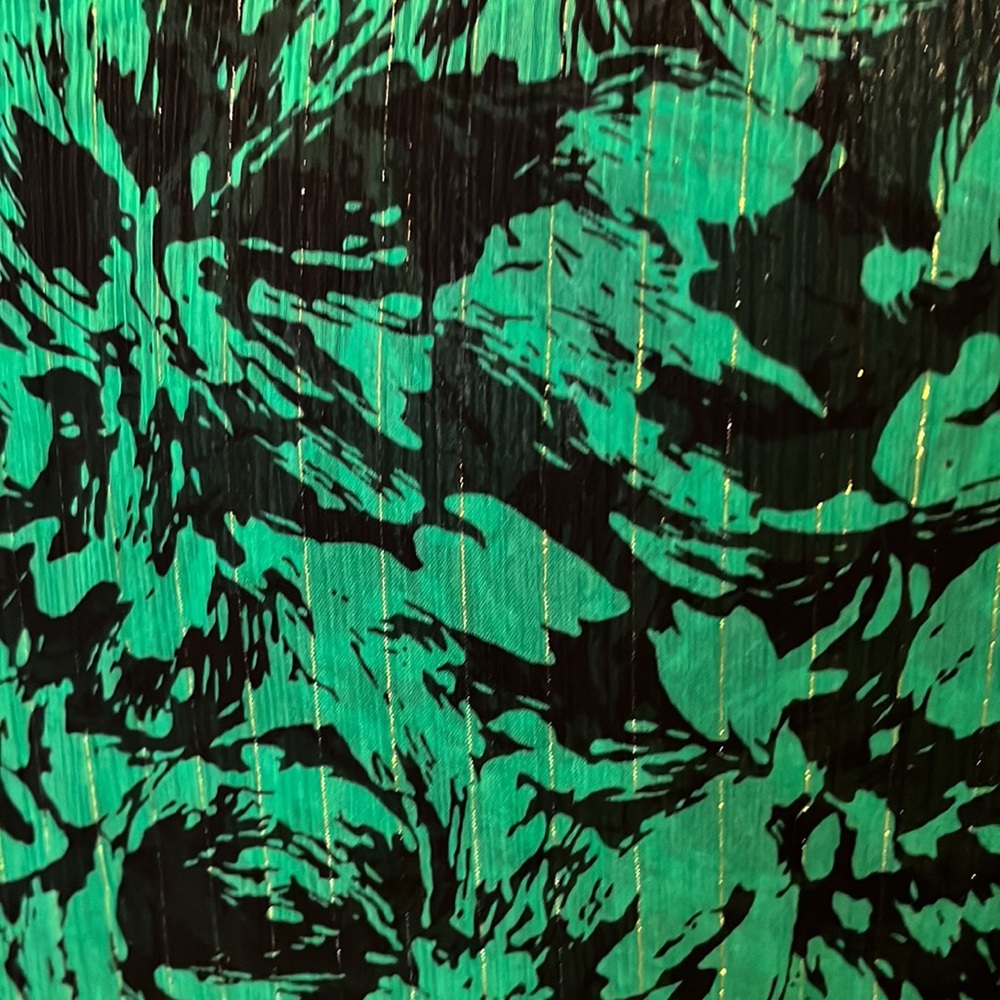 Misa Los Angeles Olivia Dress Emerald Abstract NWT - Picture 11 of 15